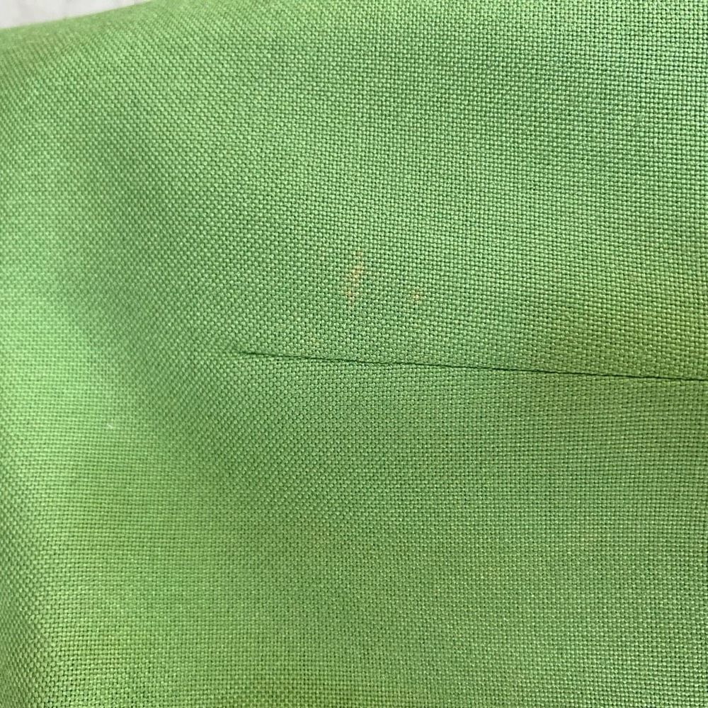 Ann May 100% woven silk green blazer jacket size 6 - Picture 9 of 9